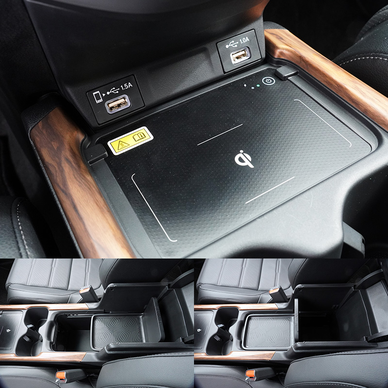 本次試駕之頂規S車型與VTi-S車型增加了無線充電座,同時也調整了前座USB連接埠的位置,讓與智慧型手機之充電及連接便利性提升。