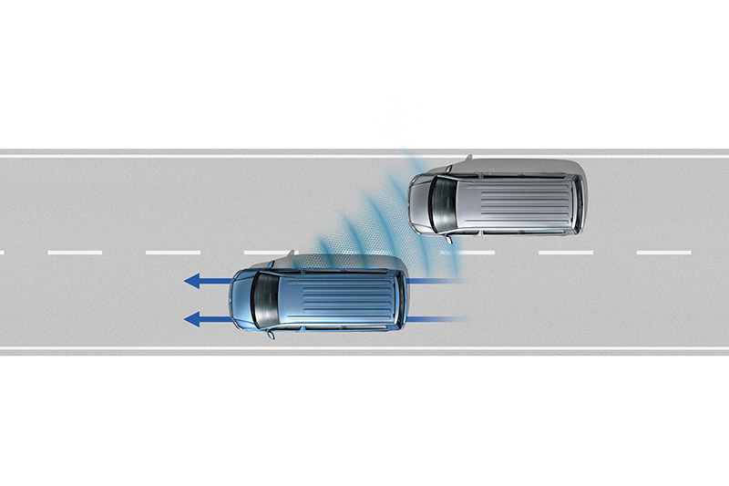 Side Assist 車側盲點警示系統,可以閃爍警示燈號提醒駕駛人留意行車路況