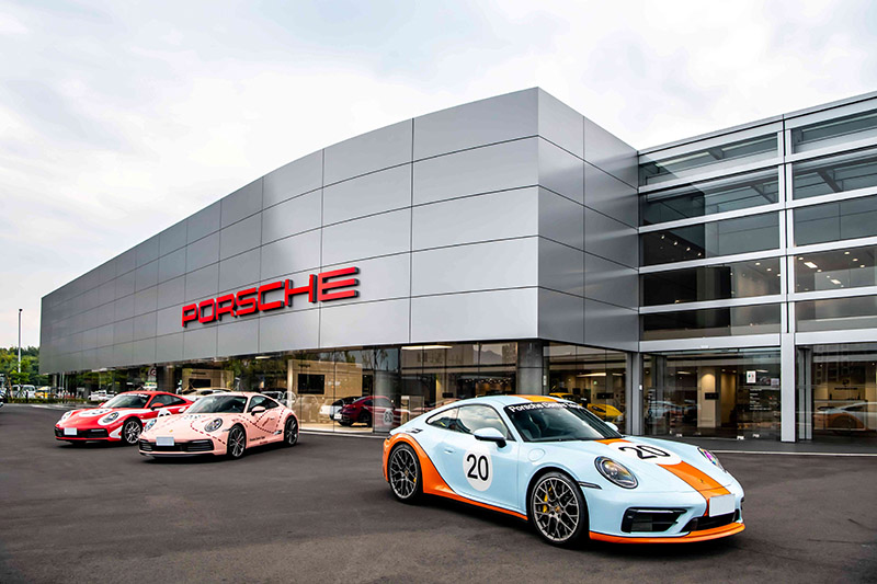 台灣保時捷介紹全台首座以「Destination Porsche」概念打造的台北保時捷中心。