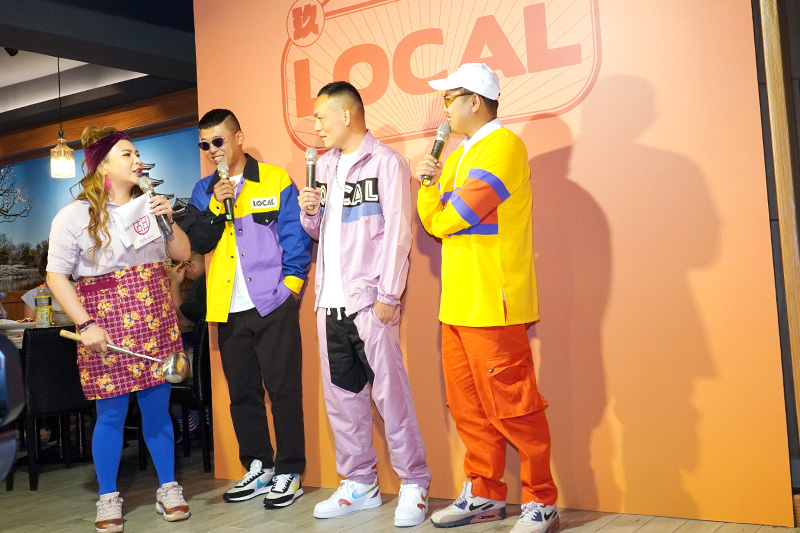 玖壹壹三人也現場教學「LOCAL舞」,帶領小甜甜4人齊跳舞步氣氛歡樂