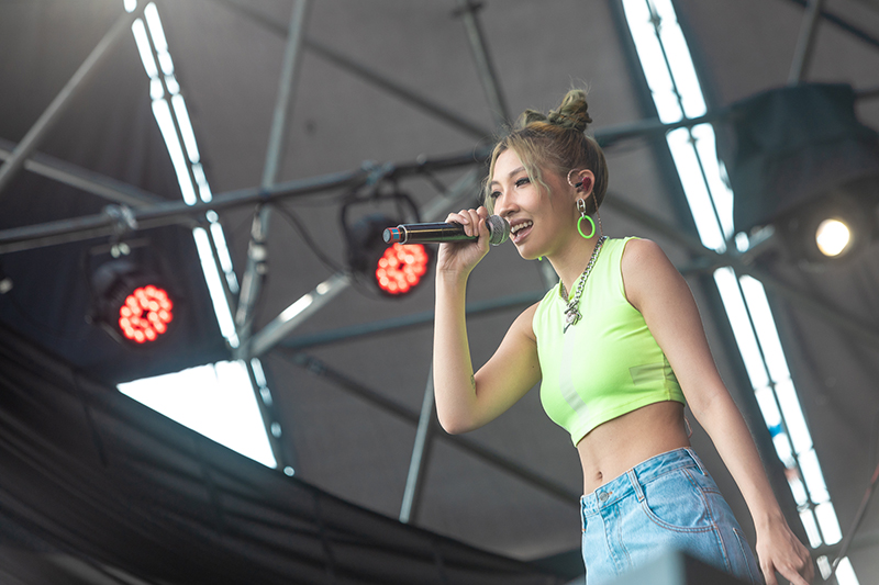 《綠生活音樂節》Karencici特別帶DJ形式演出。