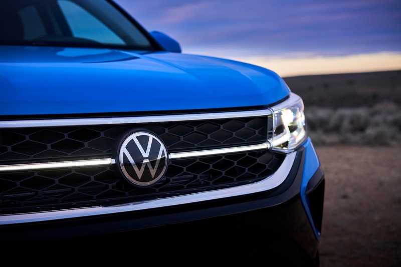 Volkswagen Taos造型有著新世代家族風格。