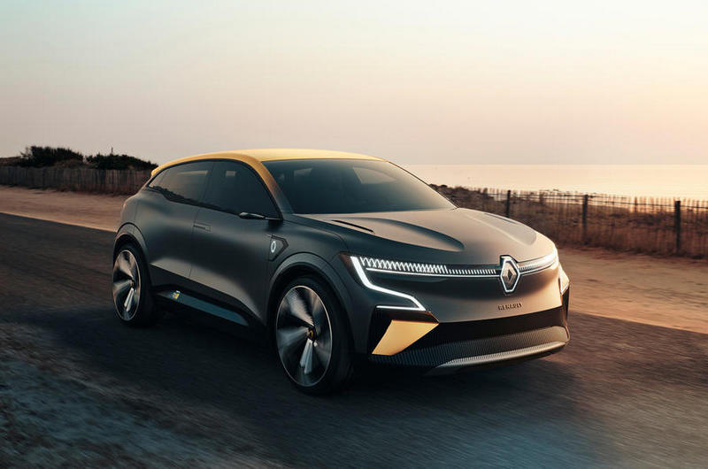 Megane eVision具有215ho最大馬力與450公里續航里程。