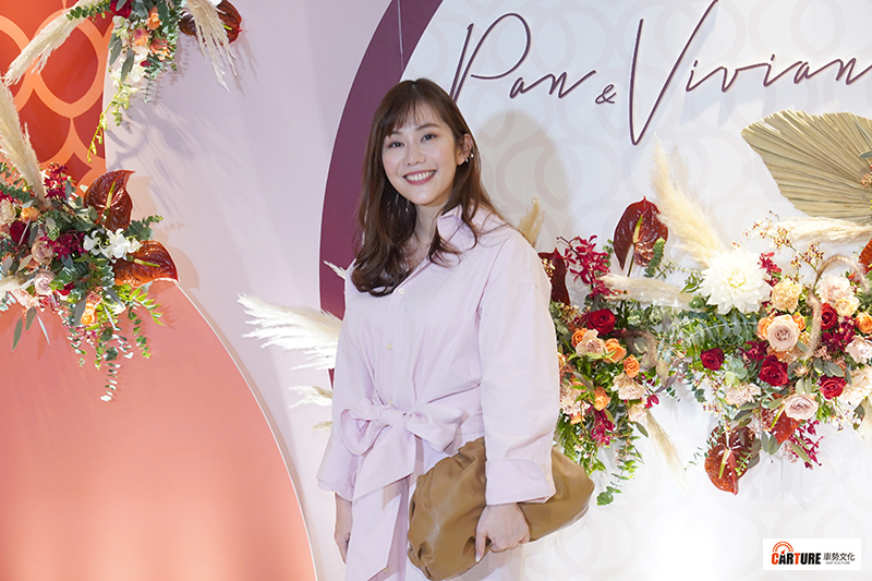 【車勢星聞】王宇婕出席藝人潘逸安台北婚宴。