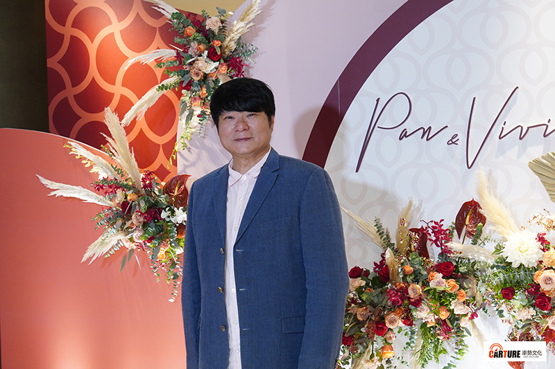 【車勢星聞】陳文山出席藝人潘逸安台北婚宴。