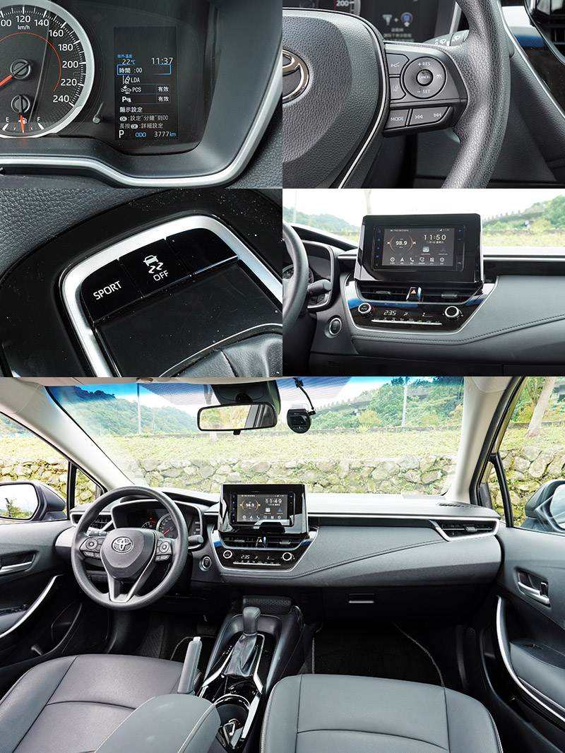 台灣新車銷售王Corolla Altis,就是以該有的都有,中規中矩的設定廣受消費者青睞,若能升級全速域ACC與讓車輛可維持於車道中線的車道維持系統,戰力肯定可以更強。