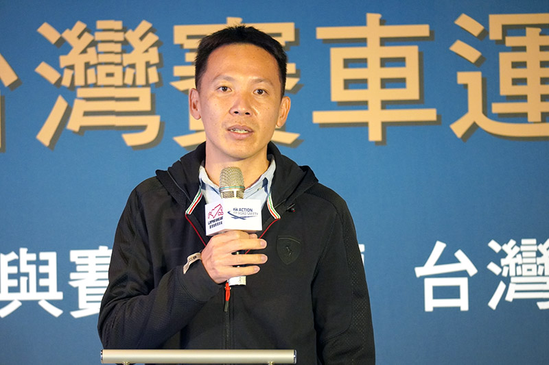 國立台灣體育運動大學教授劉明煌以學界觀點,分享賽車運動與賽車運動發展對學生的影響。