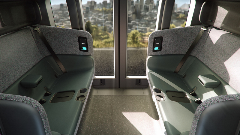 因為Robotaxi具備自動駕駛功能,因此車內規畫出寬敞的四座空間。