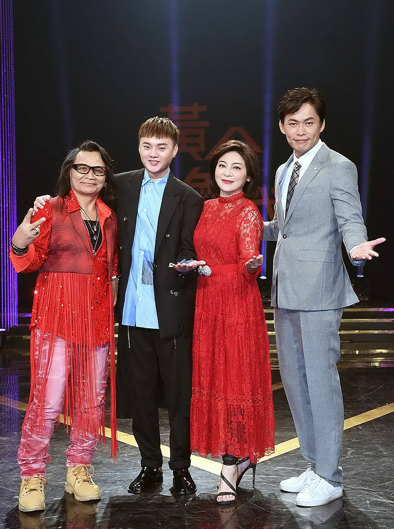 【車勢星聞】《黃金年代》沈文程(左起)、許富凱、王彩樺、黃鐙輝。(圖:華視提供)