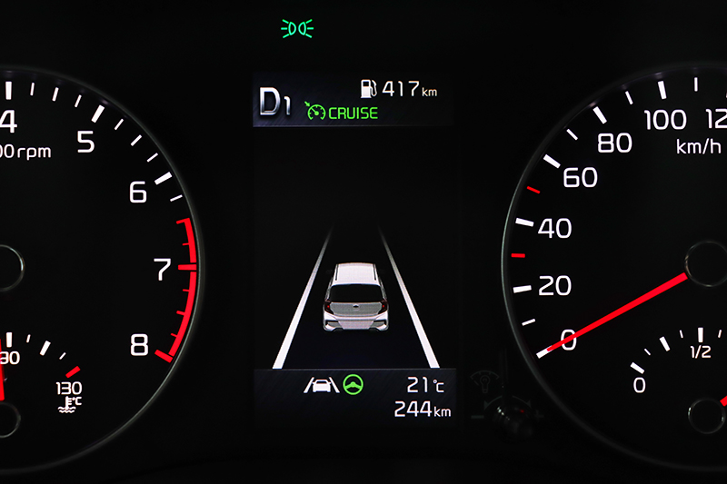 GT-Line車型行人偵測FCA前方主動煞車輔助及LFA全速域進階型到維持輔助系統。