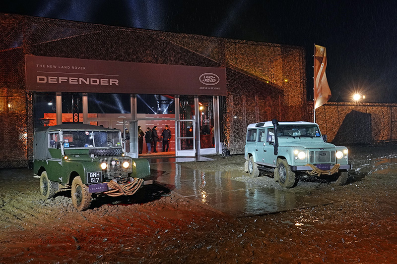 發會當天Jaguar Land Rover Taiwan更安排經典的Series 1與限量400台的Defender Heritage Edition現身。