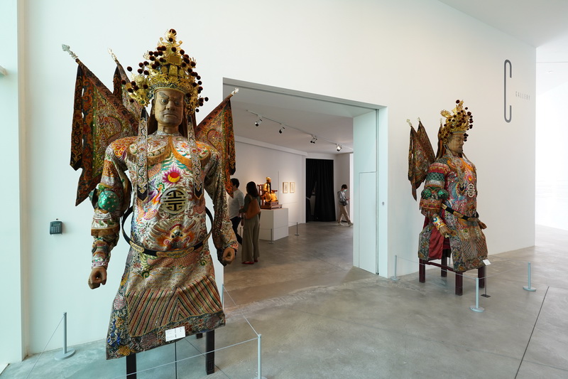 本次到訪正好遇到宮廟藝術展,將焦點置於因宮廟而發展出的視覺藝術