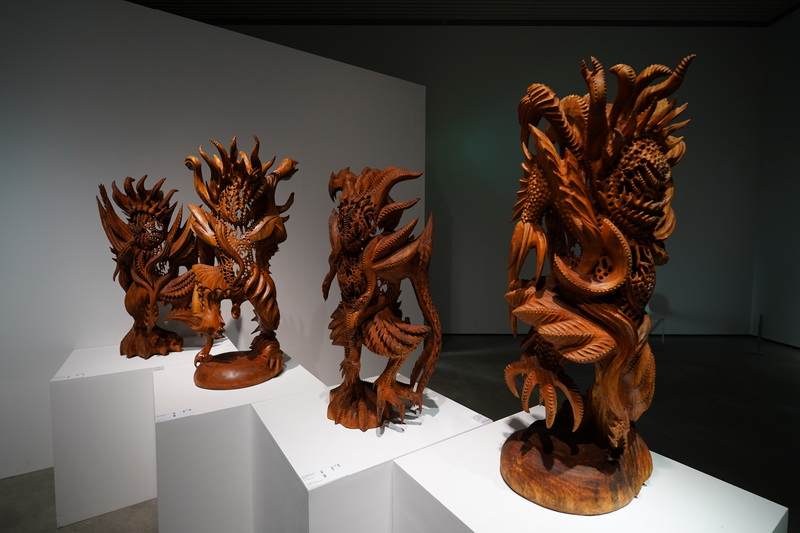 精細的雕刻藝術作品,不免讓觀展者對工匠技藝感到佩服