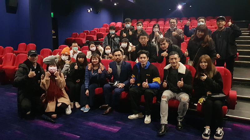 【車勢星聞】賽車電影《叱咤風雲》導演陳奕先為觀眾現場解答。(圖:創映電影、量能影業提供)