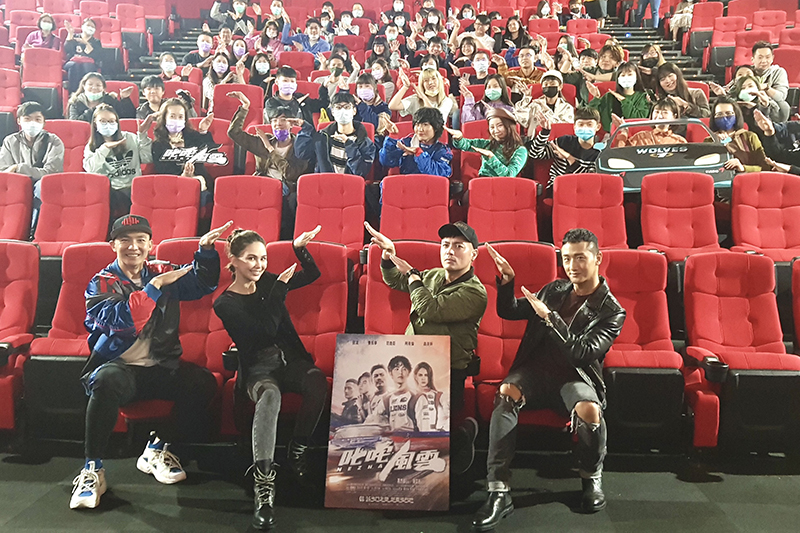 【車勢星聞】電影《叱咤風雲》南下宣傳。(圖:創映電影、量能影業提供)