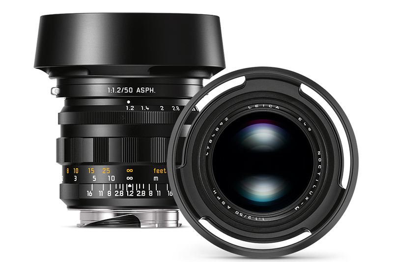 Leica Noctilux-M 50 f1.2 ASPH.鏡頭&遮光罩 黑色版官方售價NTD 230,000。(圖:品牌提供)
