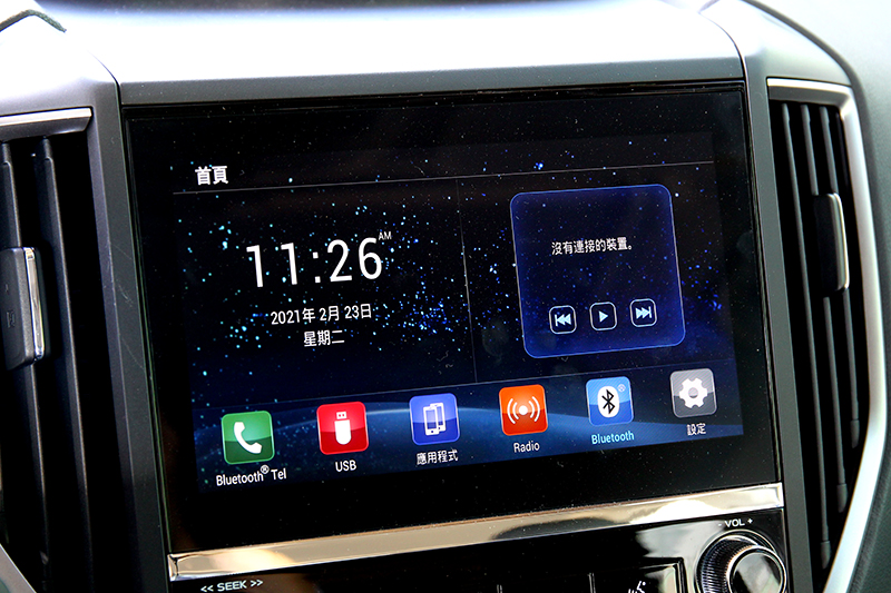 中控系統更換新操作介面也支援Apple CarPlay/Android Auto。