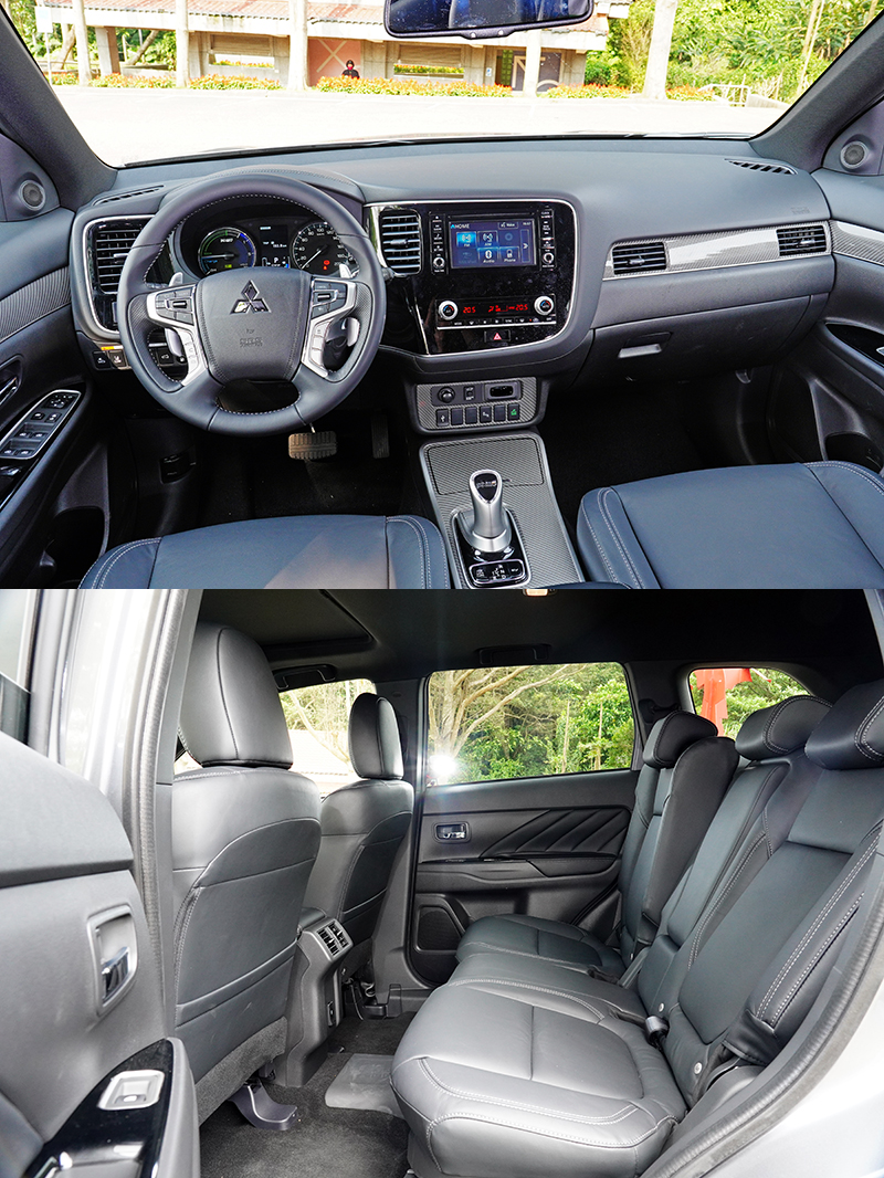 OUTLANDER 車系在空間上在同級車中算是佼佼者。