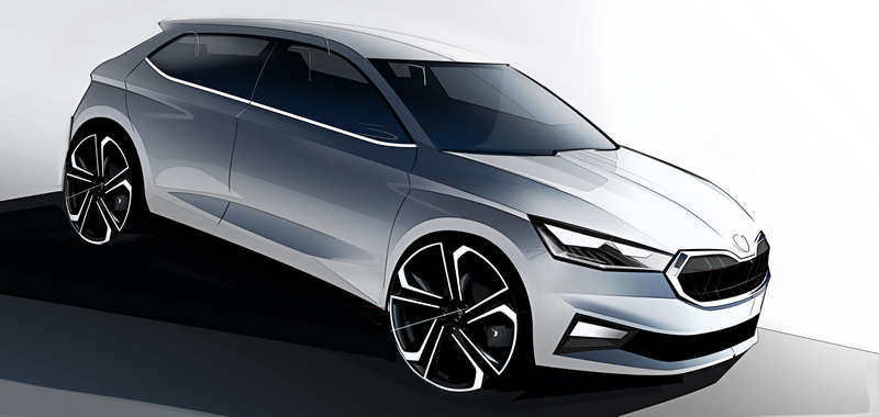 Skoda日前釋出新世代Fabia設計草圖,也因如此終於得以了解外觀樣貌。