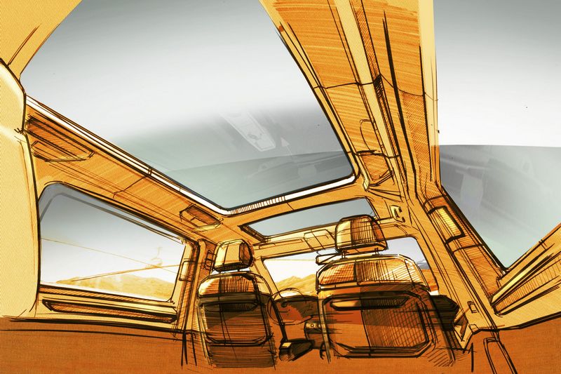 T7 Multivan第三排座椅將採獨立式設計。