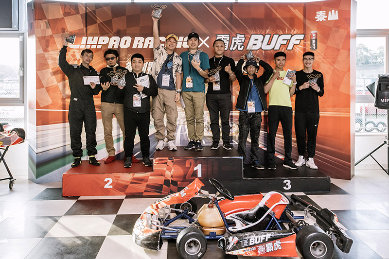 卡丁200耐前三名隊伍,分別為「新民同學:唐裕能、林明立、黃彥凱」、「GR Karting Racing:林家瑋、古耀銘、林時雨」與「A.K.A藍紫漢:林益正、潘居男、張晉瑋」。