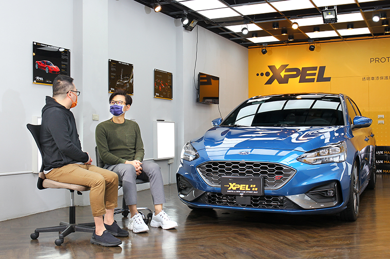 其實 Vic 在這輛 Focus ST 之前,便已體驗過 XPEL 車漆保護膜的亮麗與方便。