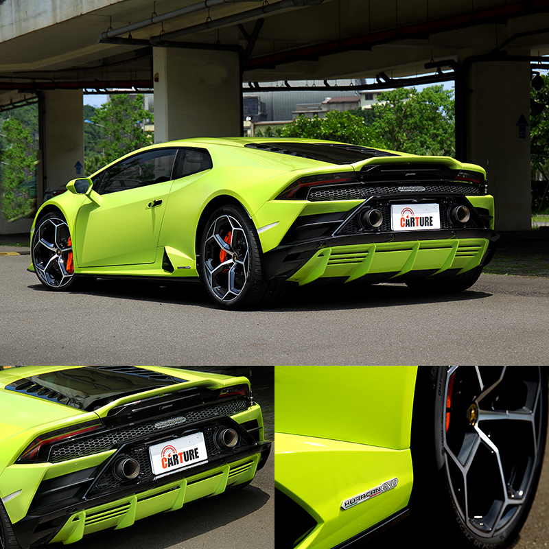 車尾分流器加上車尾的鴨尾式尾翼,原廠聲稱可以提升七倍的下壓力。