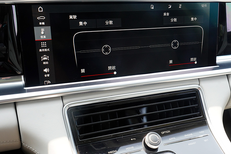 需要以觸控螢幕調整方向的空調出風口,是現行Panamera功能操作上最難適應的部分。