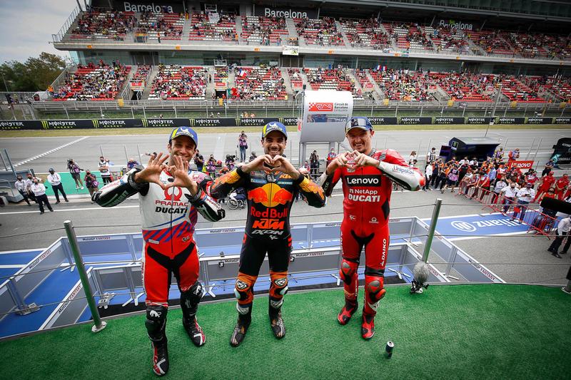 加泰隆尼亞站由Oliveira、Zarco、Miller取得一、二、三名。