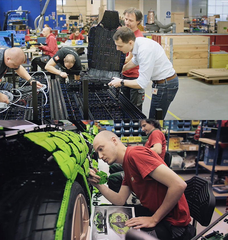 1:1原尺寸的Sián FKP 37模型共花了3,290小時組裝。