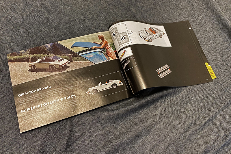 敞篷啦哪次不敞篷?我要組的當然是911 Targa,而要使用的就會變成第八袋與第十袋零件包。