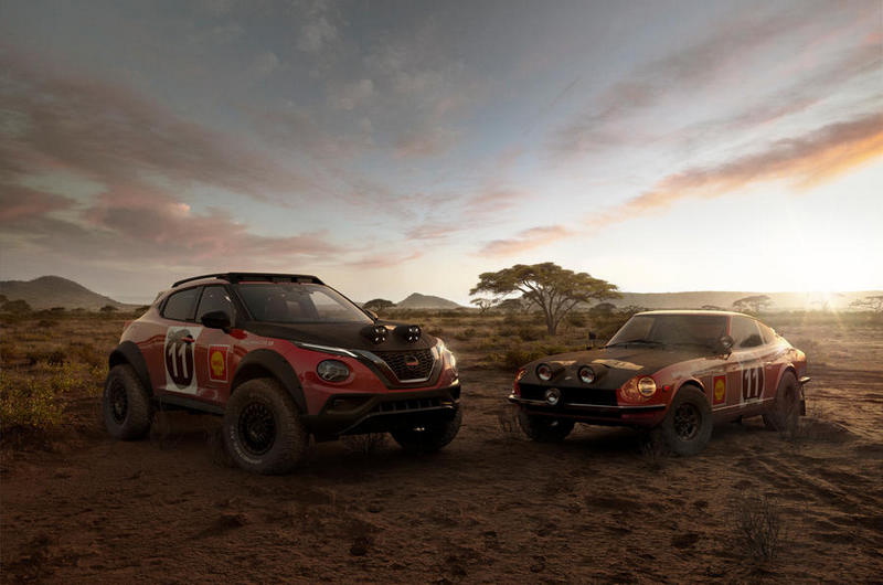 Nissan Juke Rally Tribute Concept設計與配色靈感來源是當年240Z賽車。