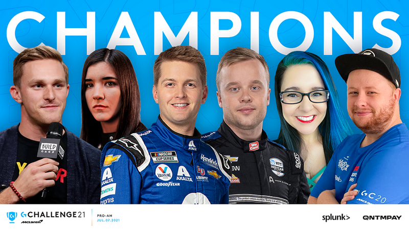 2021 Logitech G McLaren G Challenge 線上開賽話題十足,日前號召職業賽車手William Byron與一級方程式車手Lando Norris與名人配對飆速PK,最後由William Byron領軍勝出,引爆全球話題。