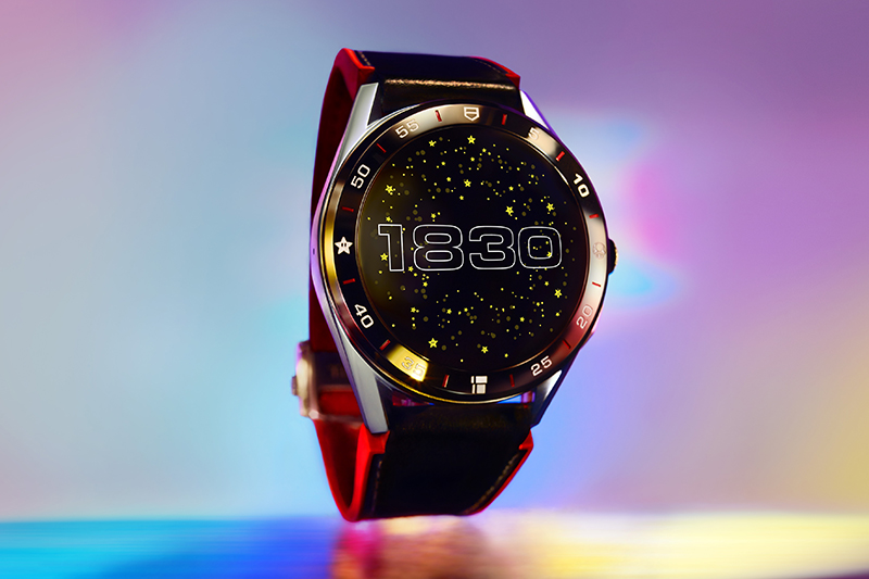TAG Heuer Connected x Super Mario 限量版智能腕錶, 參考編號SBG8A13.BT6254全球限量2,000支,建議售價70,700元。(圖:品牌提供)