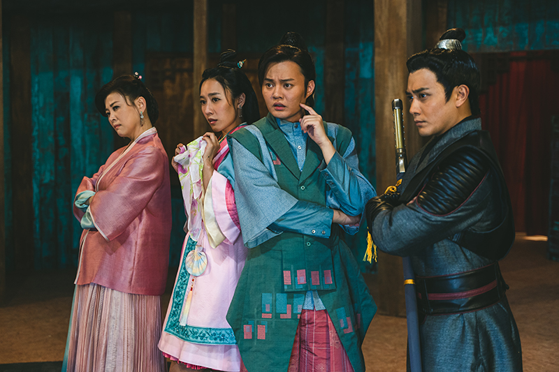 【車勢星聞】方馨(左起)、方宥心、許富凱、張書宇演出《孟婆客棧》。(圖:公視台語台提供)