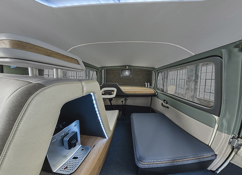 老車科技新靈魂─Continental以VW T2打造AMBIENC3概念車,示範未來移動起居新概念