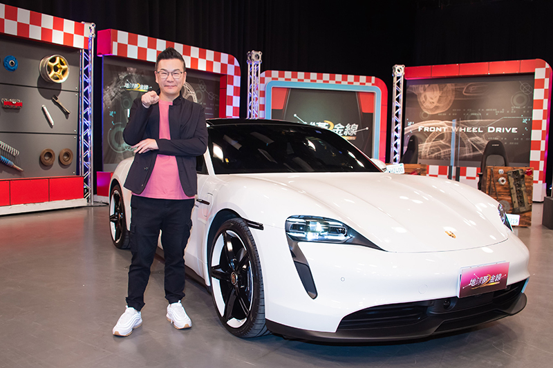 【車勢星聞】沈玉琳入手Porsche Taycan,最終決策者是六歲女兒。(圖:TVBS提供)
