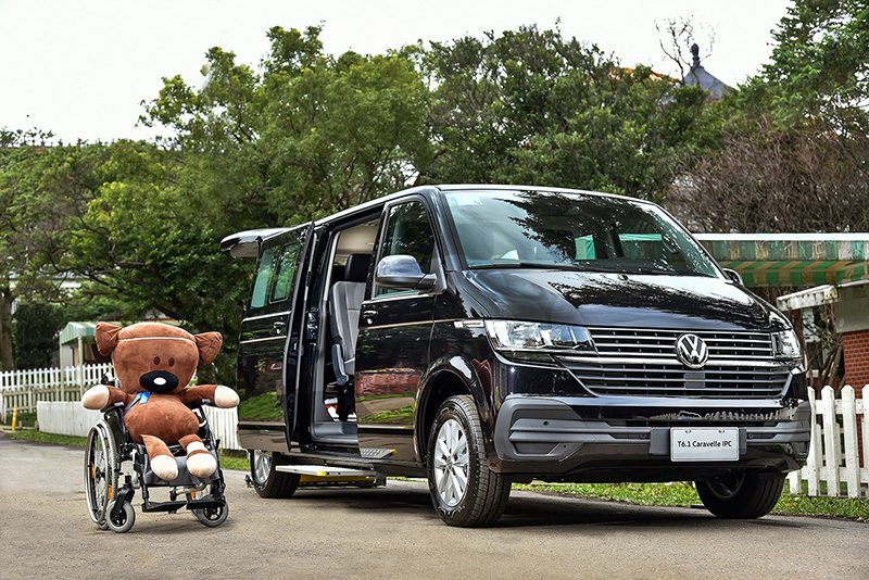 T6.1 Caravelle IPC計有110 L或150 L雙車型,提供更多元福祉車選項。