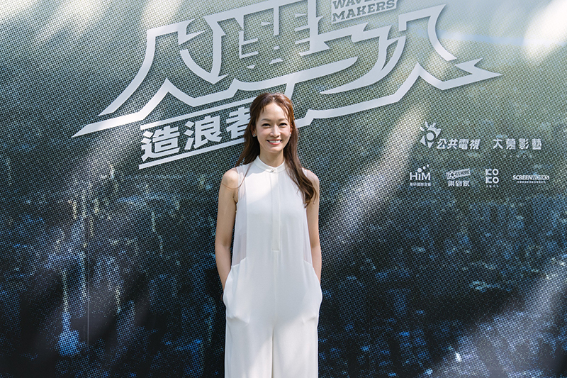 潘慧如在職人劇《人選之人─造浪者》飾演黨部副秘書長。(圖:大慕影藝提供)