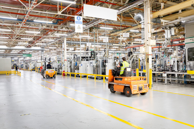 電動車零件廠啟用後能提供25輛產能。