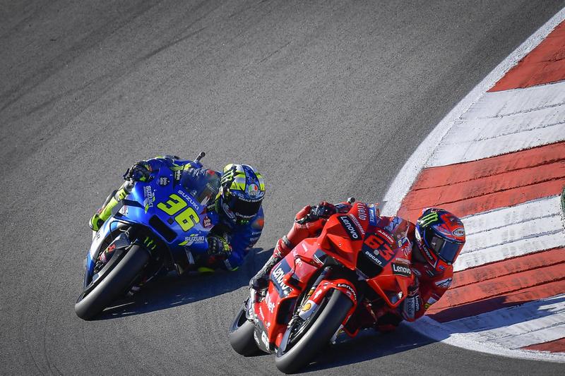 Bagnaia並沒有讓Mir有機會造成威脅。