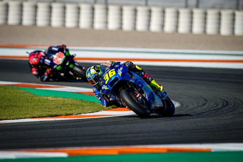 Mir本來也頗有希望站上頒獎台,但後來圈速就不斷衰退。