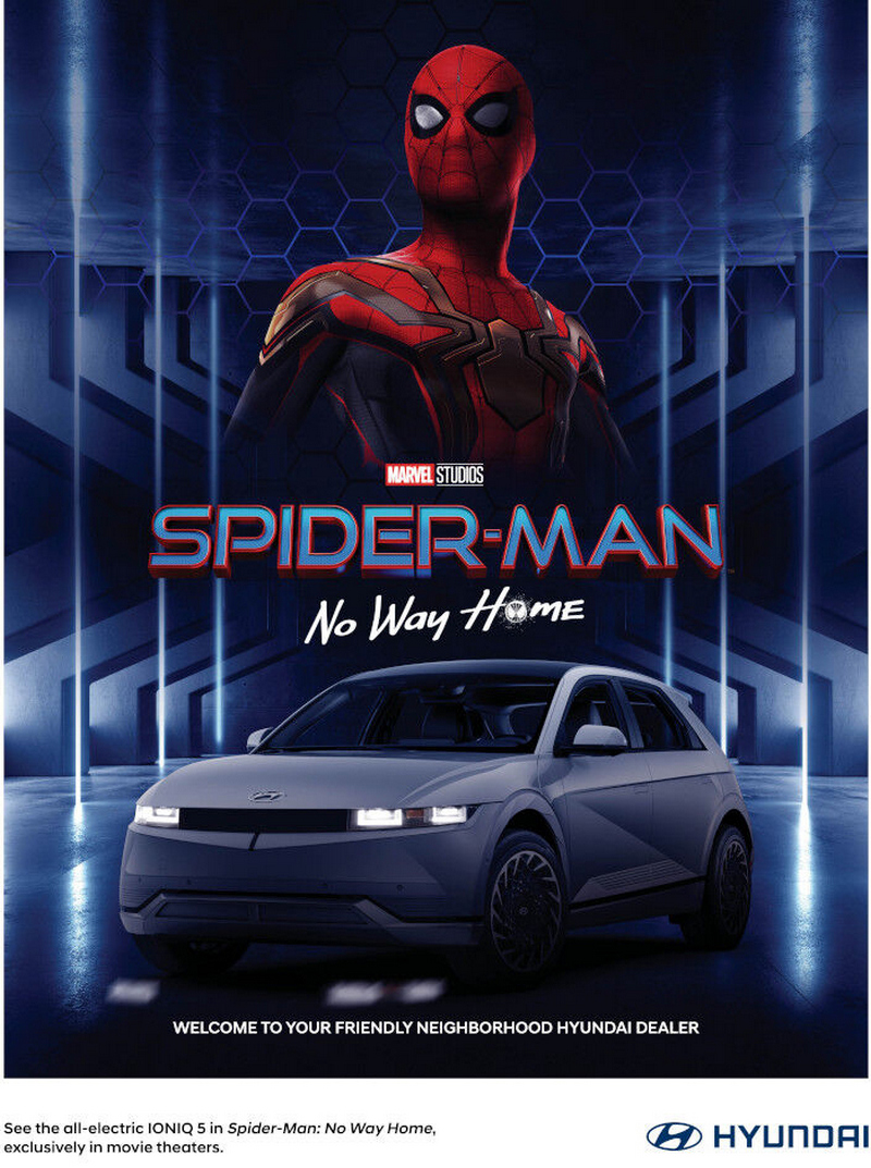 Ioniq 5最新影片竟與電影《蜘蛛人：無家日》有關。