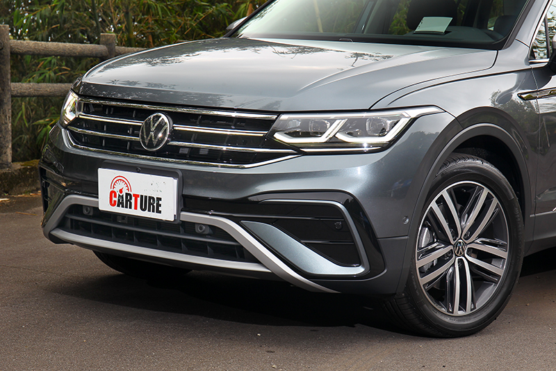 Tiguan Allspace擁有更具運動風格的前保險桿。