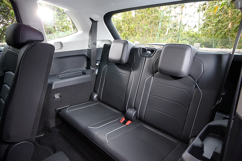 Tiguan Allspace最大亮點就是5+2七人座,只是不建議成人長途乘坐。