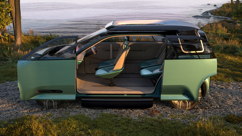 Hang-Out採用前後滑門設計,可想而知藉時量產將不會有此功能。