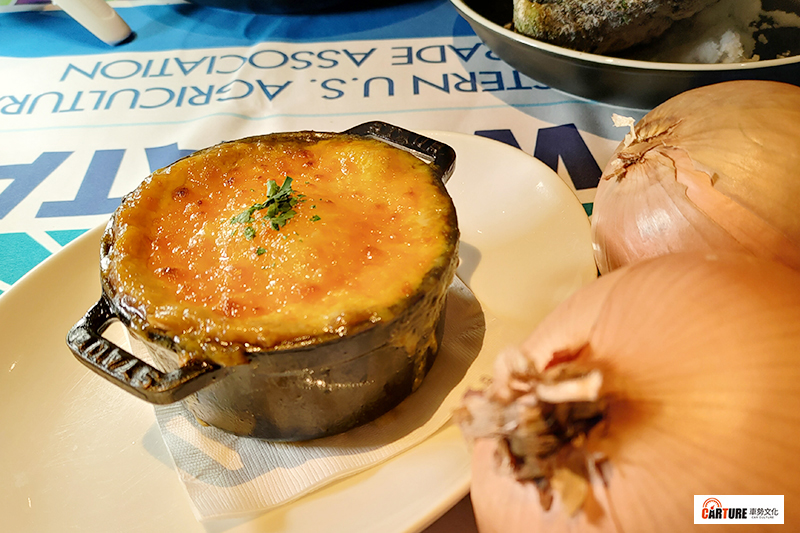 Muchoyaki推出「印象美西美食週」期間限定菜色–華盛頓州洋蔥湯。