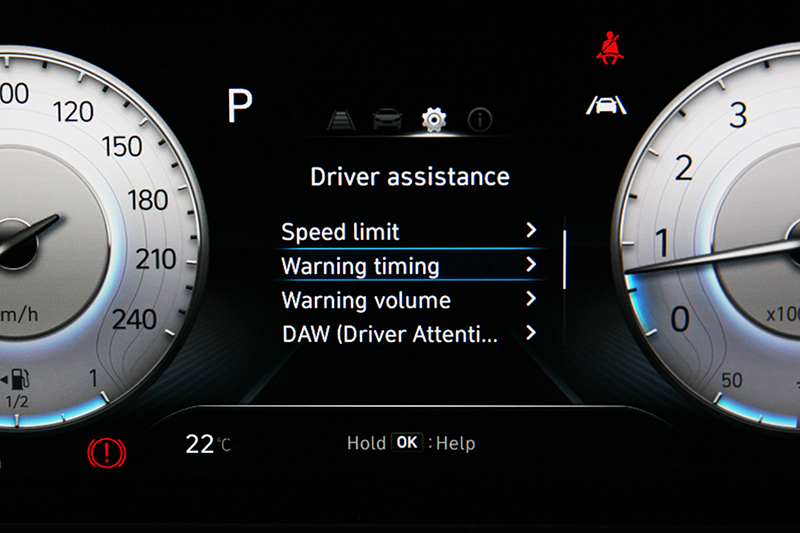 全速域車距維持、全速域車道維持、安全下車警示、盲區碰撞警示、後方交通防撞警示、前車駛離提醒、路口煞停警示等系統都是Tucson L標配。