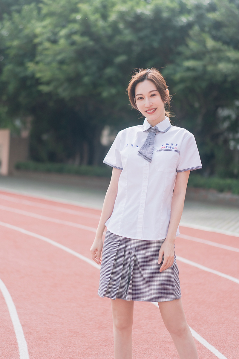 【車勢星聞】《機智校園生活》曾莞婷演主任被誤當學生。(圖:萃莞媄&曾莞婷工作室提供)