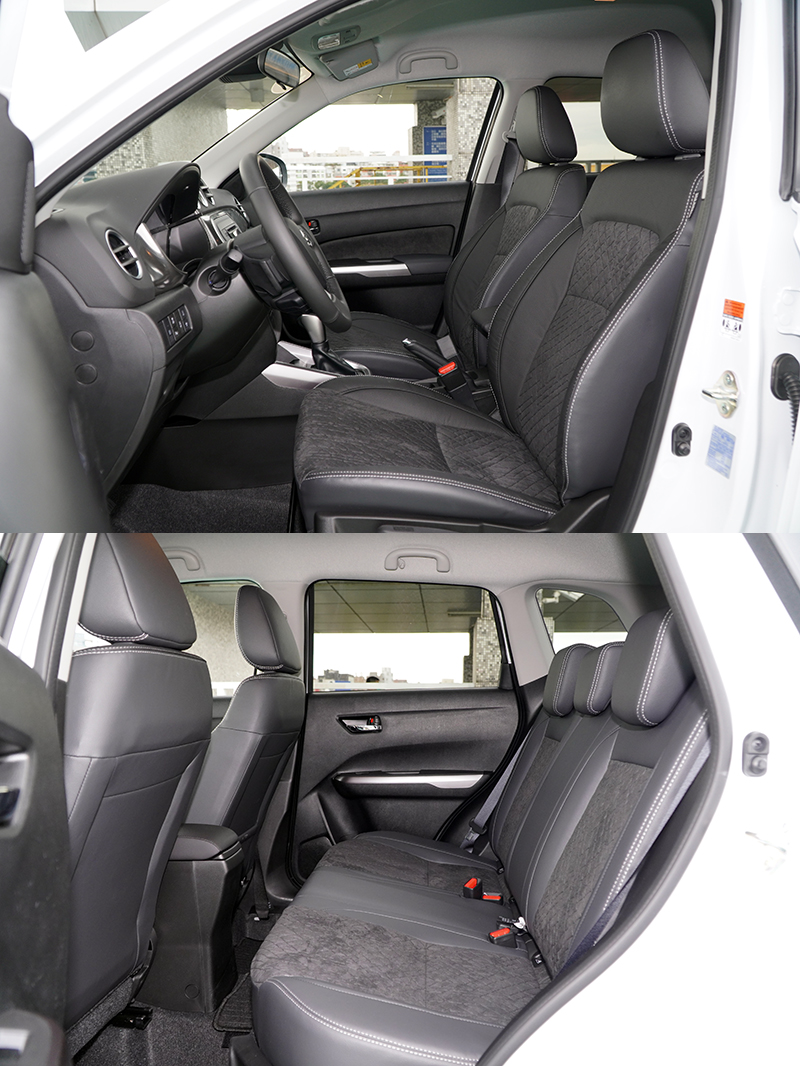 Vitara Hybrid在空間表現上,在同級車中算是前段班。